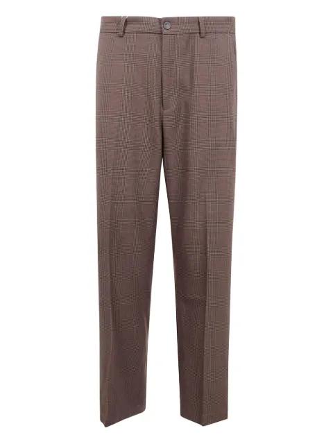 checked trousers by LES DEUX