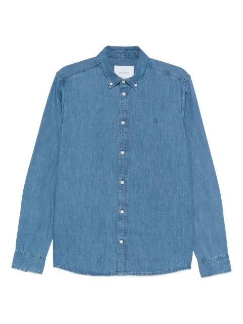 embroidered denim shirt by LES DEUX
