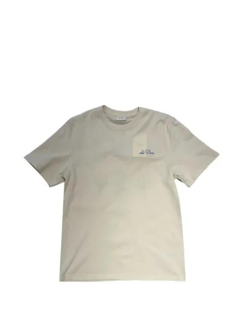 floral-embroidery T-shirt by LES DEUX