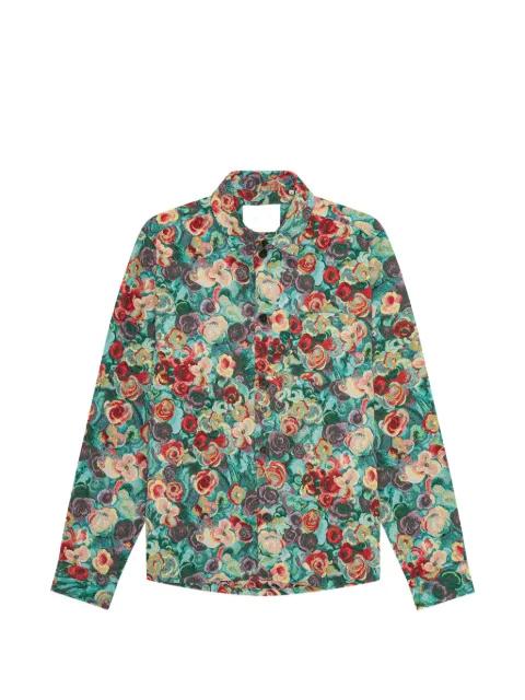 floral-print shirt jacket by LES DEUX