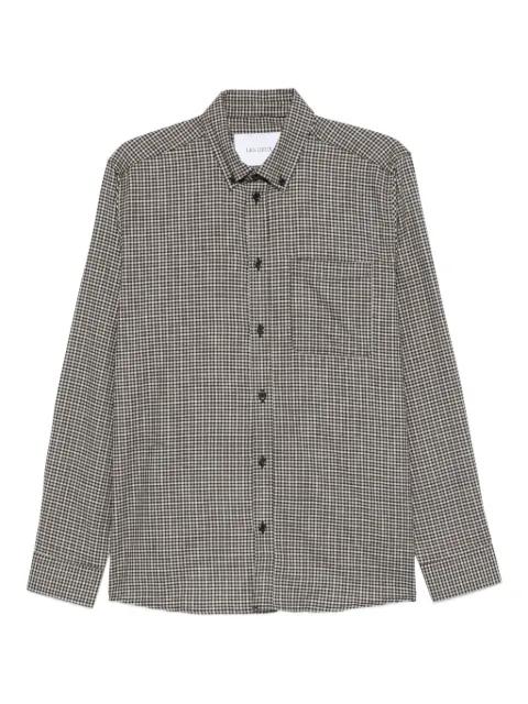 gingham-check pocket shirt by LES DEUX