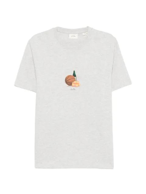 graphic-print T-shirt by LES DEUX