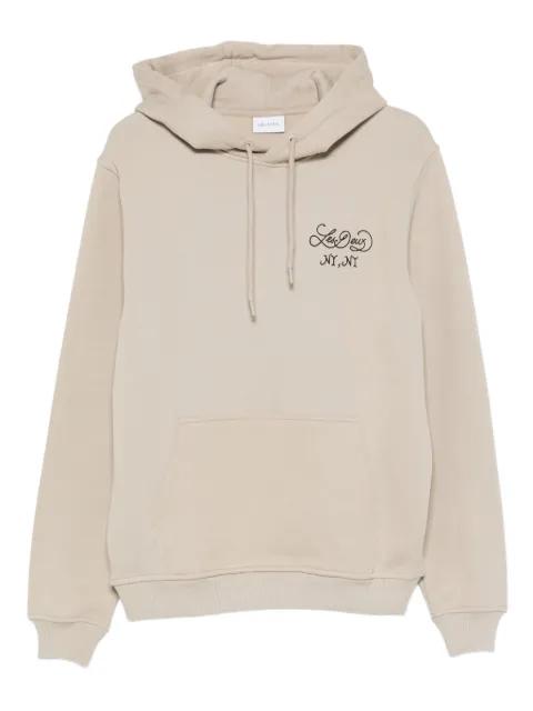 graphic-print hoodie by LES DEUX