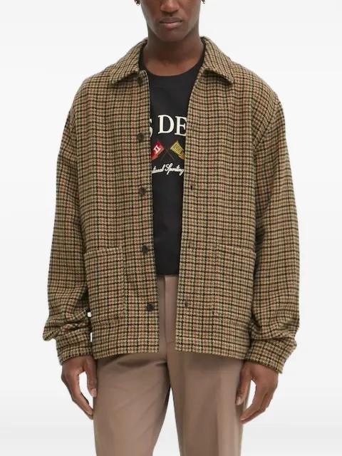 houndstooth wool shirt by LES DEUX