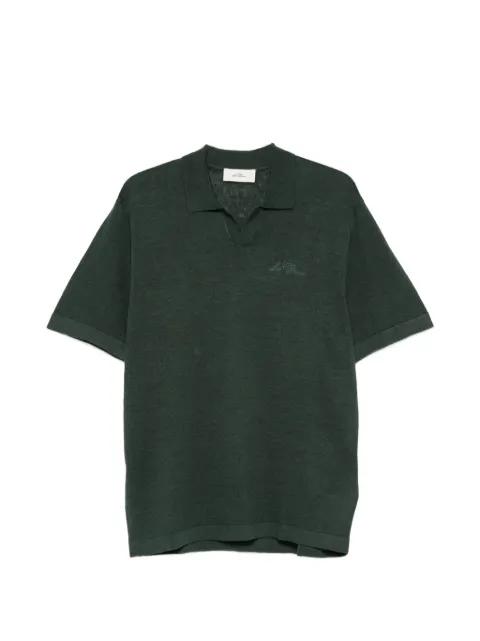 logo-embroidered knit T-shirt by LES DEUX