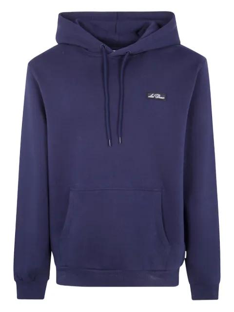 logo-patch hoodie by LES DEUX