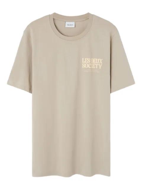 logo-print T-shirt by LES DEUX