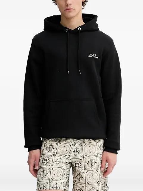palm-tree embroidered hoodie by LES DEUX