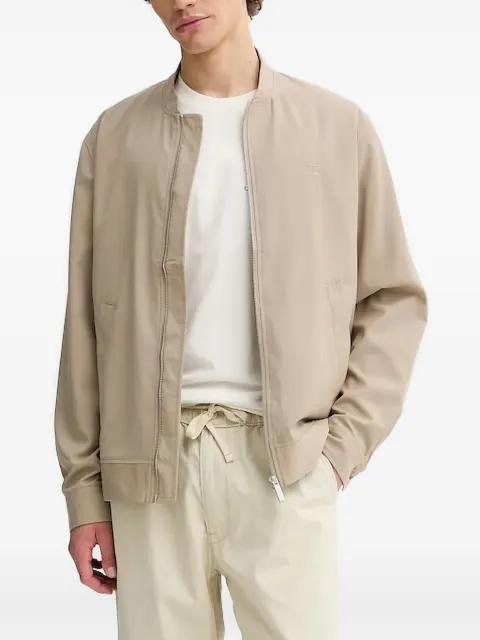 zip-fastening bomber jacket by LES DEUX