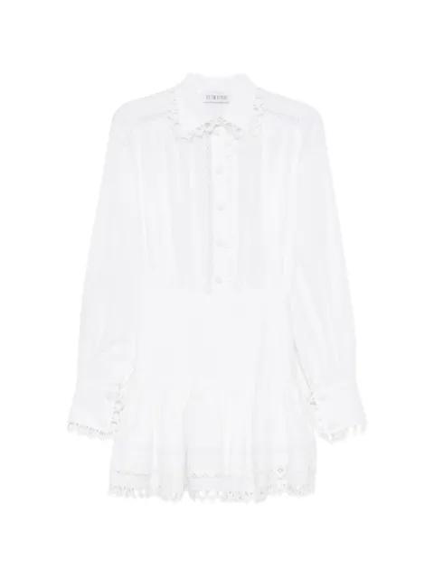 lace-trim mini dress by LES FILLES D'EVA
