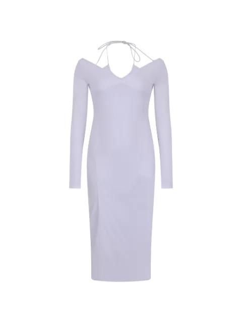 ruched off-the-shoulder dress by LES FILLES D'EVA