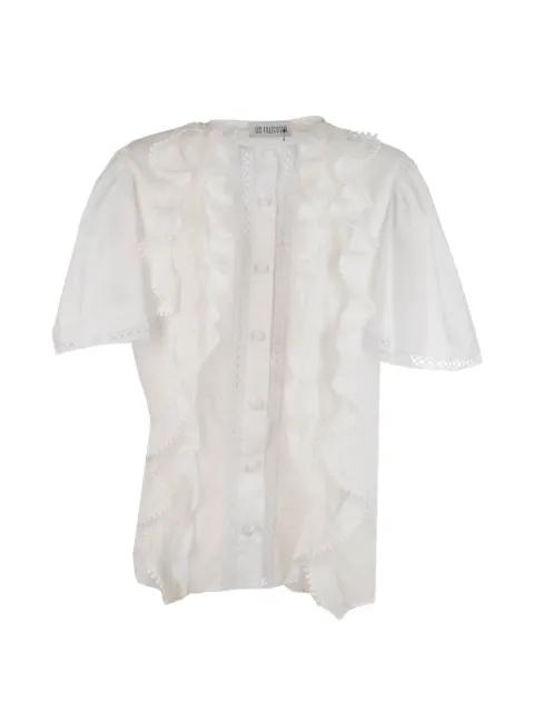 ruffled lace blouse by LES FILLES D'EVA