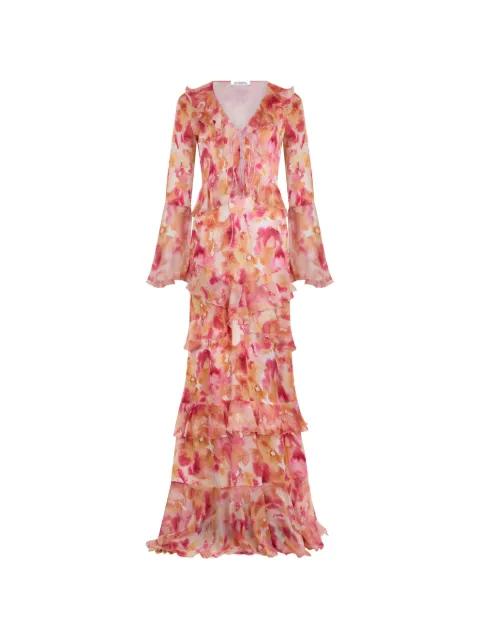 ruffled tiered dress by LES FILLES D'EVA