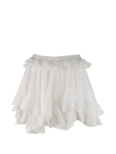 ruffled tiered mini skirt by LES FILLES D'EVA