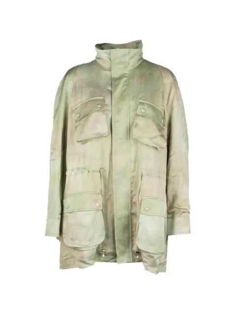 tie-dye multi-pocket jacket by LES FILLES D'EVA