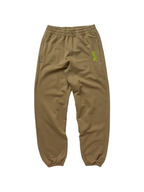 elasticated-waistband track pants by LES GIRLS LES BOYS