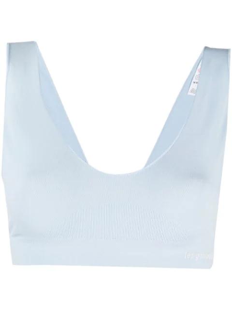 semi-sheer crop top by LES GIRLS LES BOYS