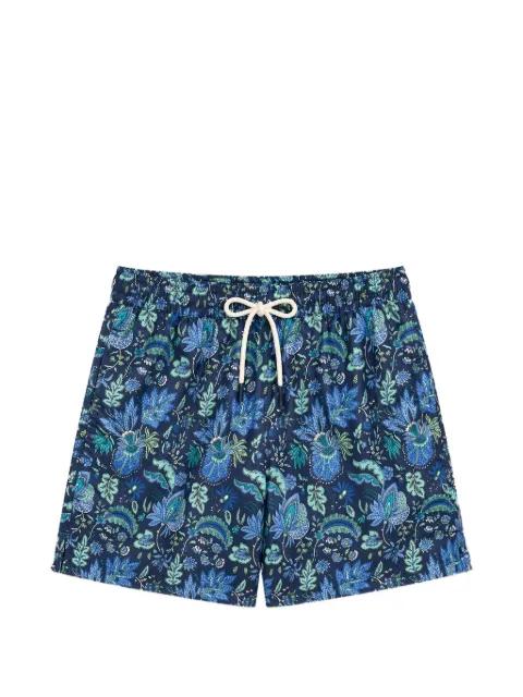 Captain floral-print swim shorts by LES HERITIERS