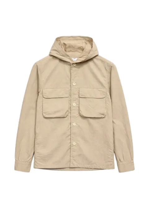 button-up hoodied jacket by LES HERITIERS