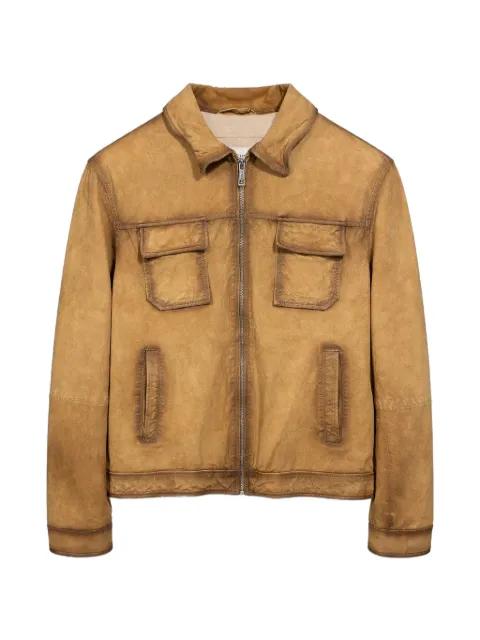 zip-up jacket by LES HERITIERS