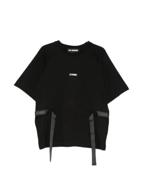 logo-embroidered T-shirt by LES HOMMES
