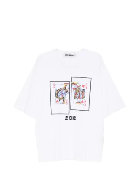 printed T-shirt by LES HOMMES