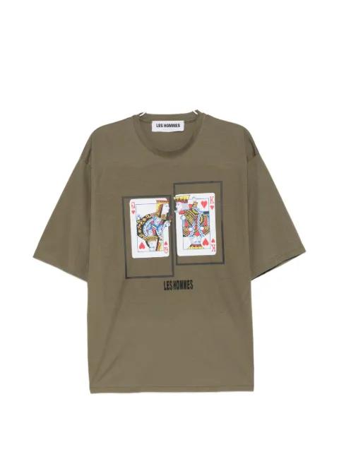 printed T-shirt by LES HOMMES