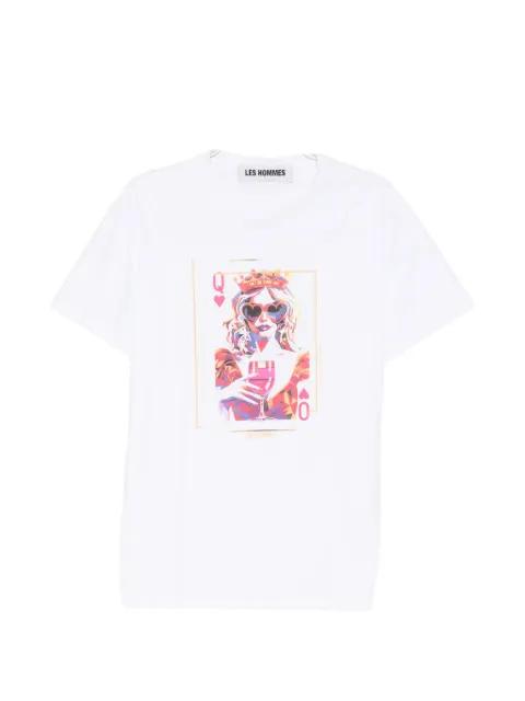 printed T-shirt by LES HOMMES