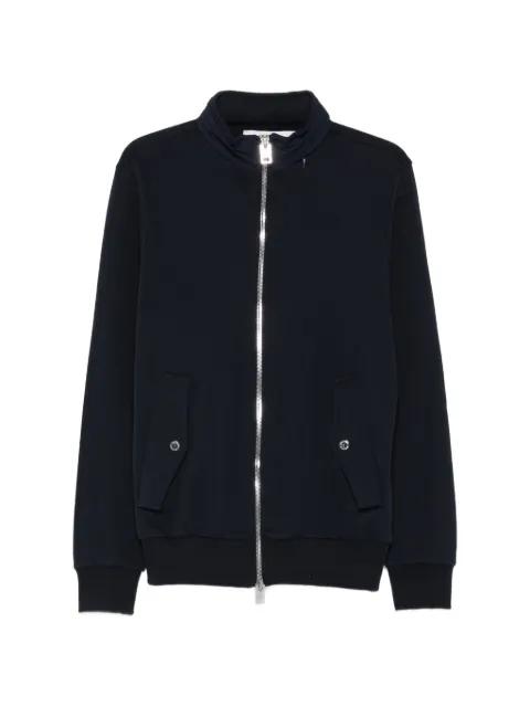 zip-up high-neck cardigan by LES HOMMES
