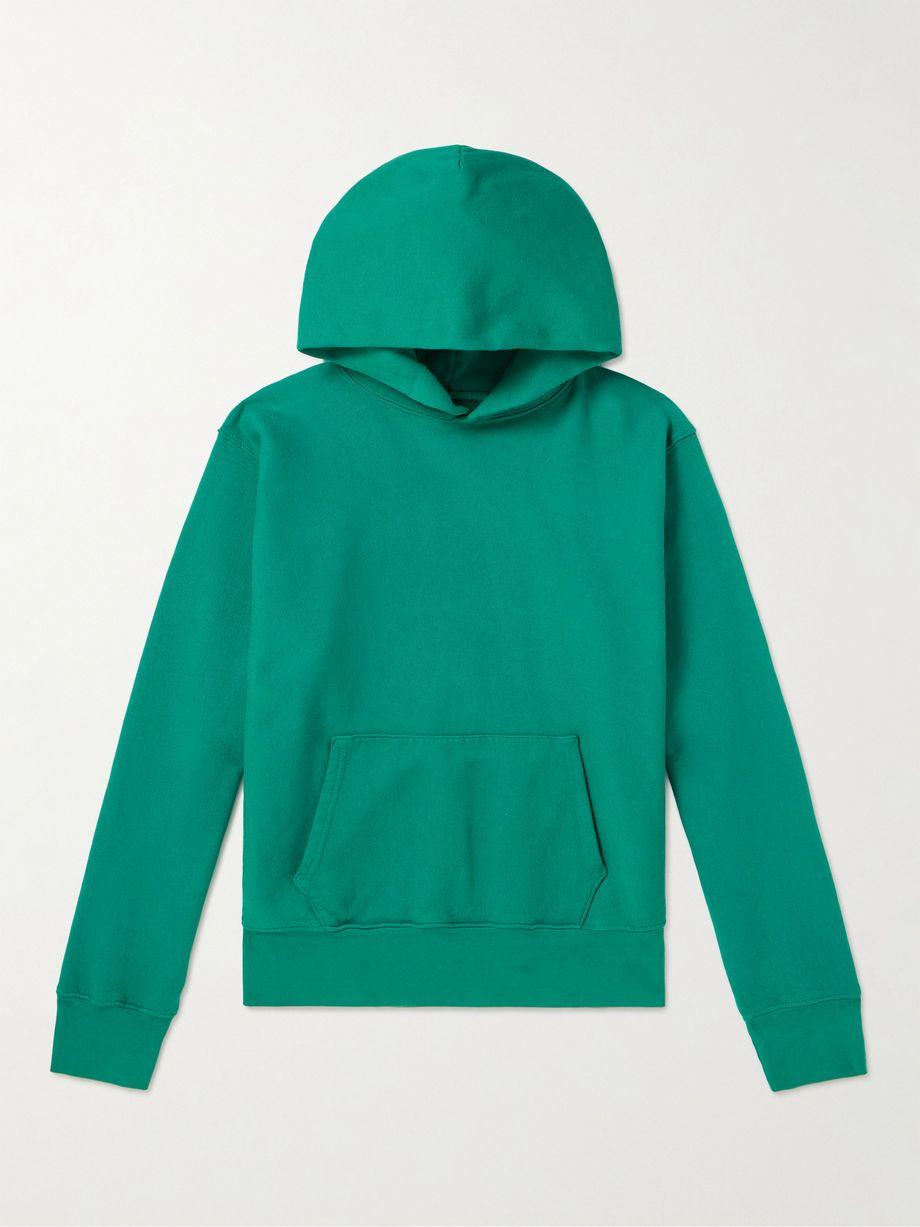 Garment-Dyed Cotton-Jersey Hoodie by LES TIEN