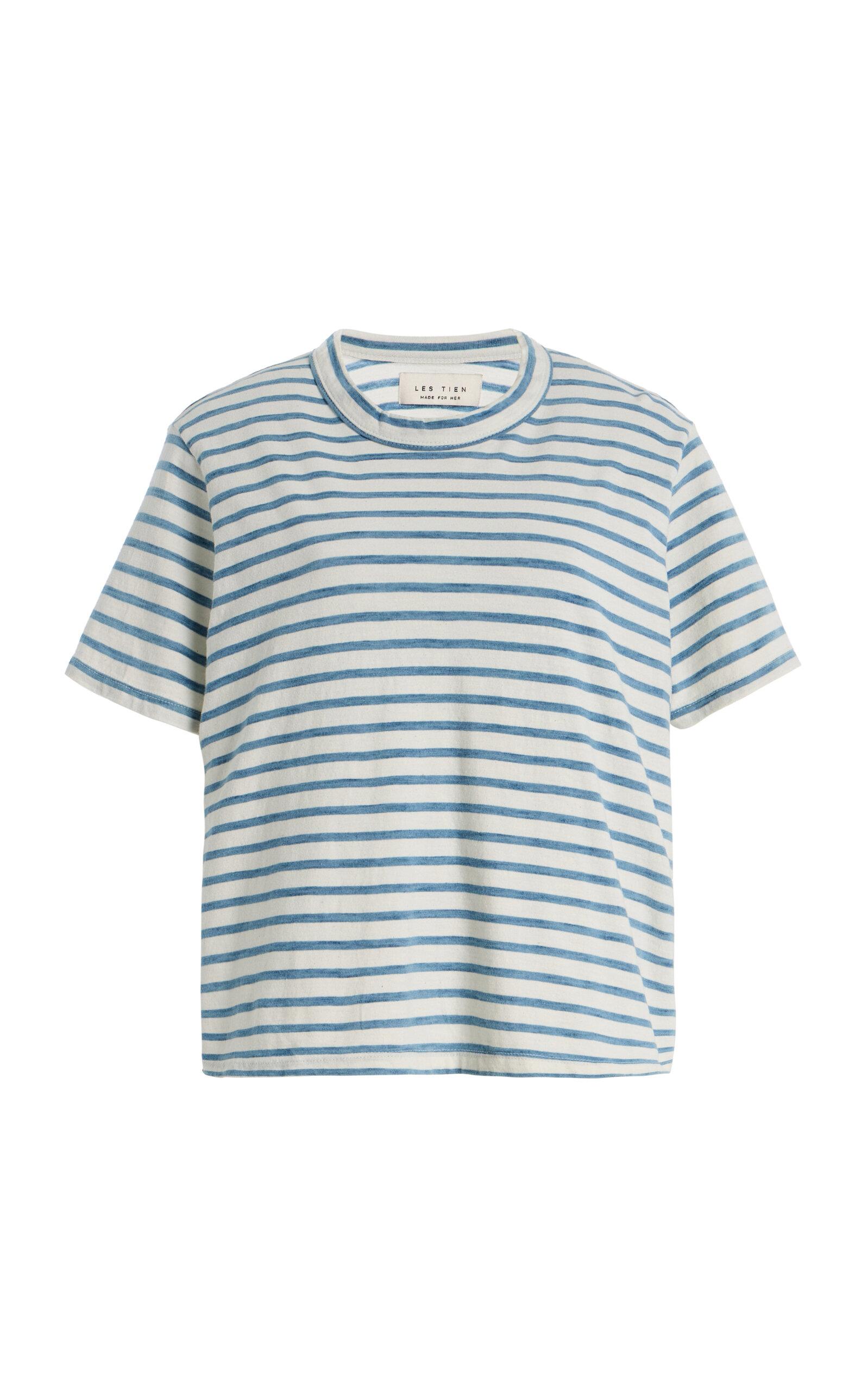 Les Tien Jane Striped Classic T-Shirt - Moda Operandi by LES TIEN Les Tien Jane Striped Classic T-Shirt - Moda Operandi by LES TIEN