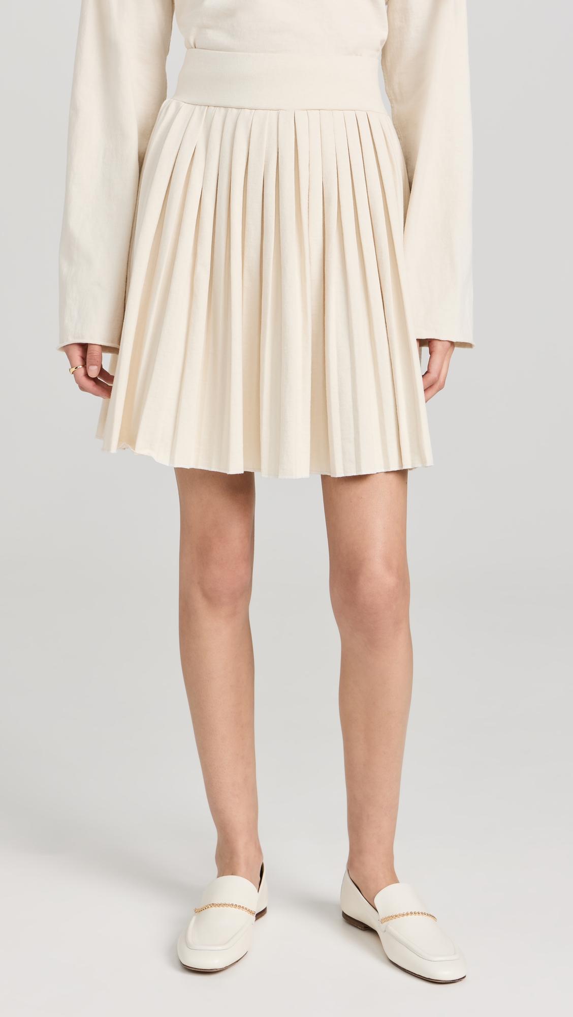 Paulina Box Pleat Tennis Skirt by LES TIEN
