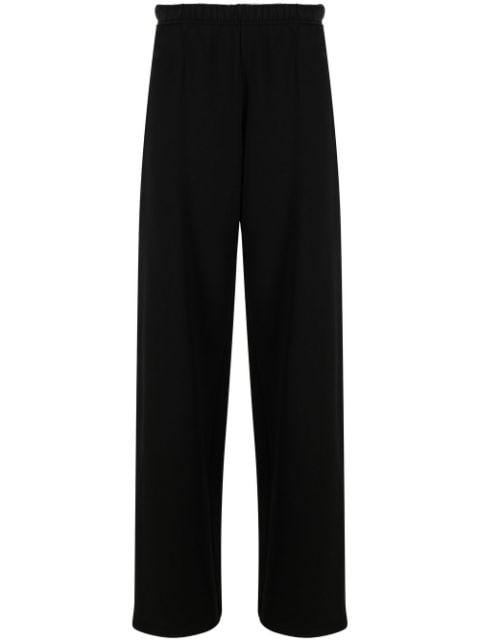 Puddle wide-leg cotton track pants by LES TIEN