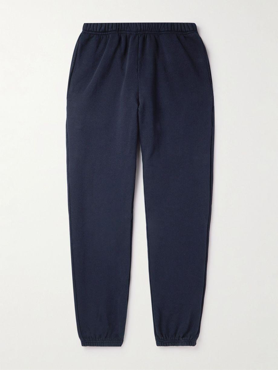 Tapered Garment-Dyed Cotton-Jersey Sweatpants by LES TIEN