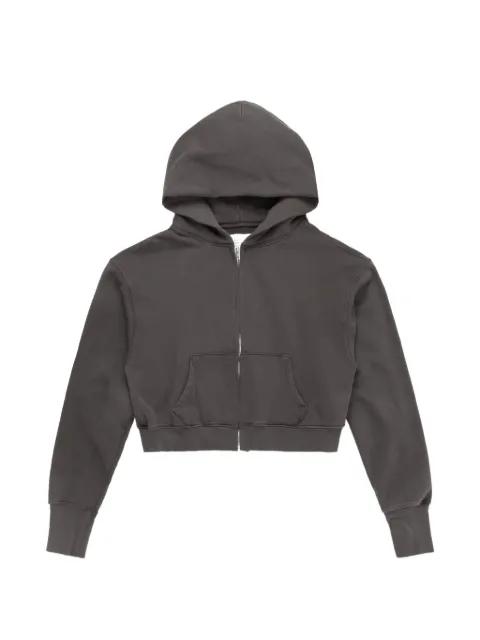 Zendaya cropped zip hoodie by LES TIEN