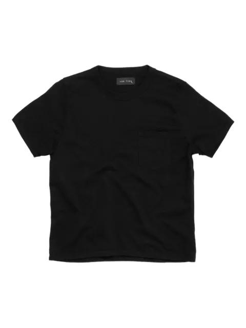 chest-pocket cotton T-shirt by LES TIEN