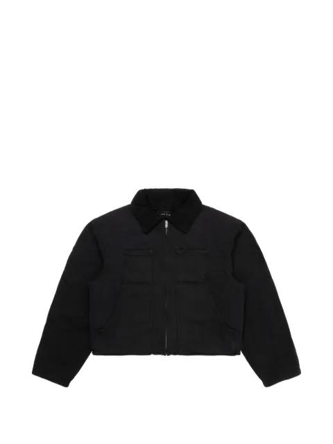 corduroy-collar jacket by LES TIEN