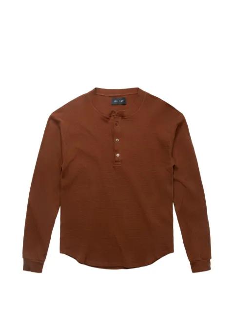 long-sleeve polo shirt by LES TIEN