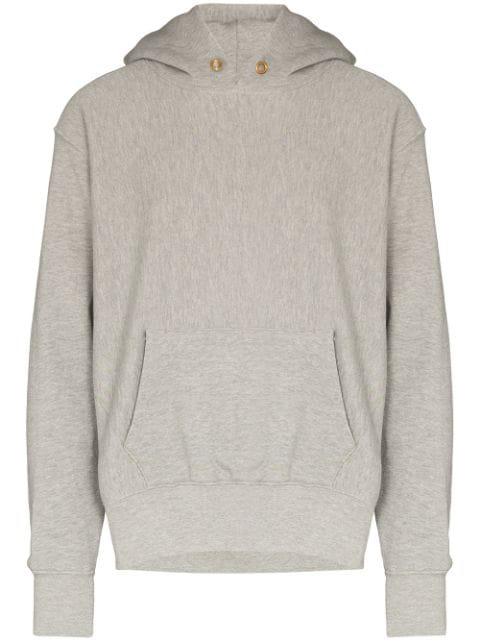 long-sleeved cotton hoodie by LES TIEN