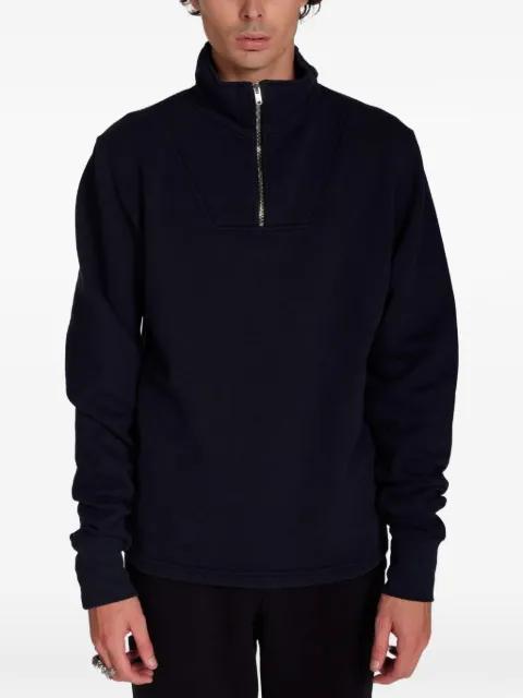 panelled zip-up sweater by LES TIEN