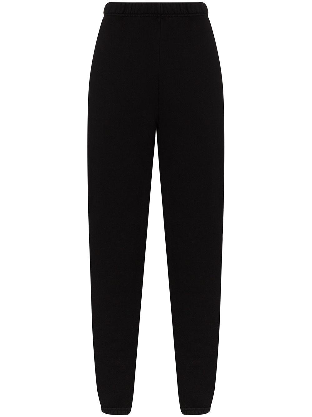 tapered cotton track pants by LES TIEN