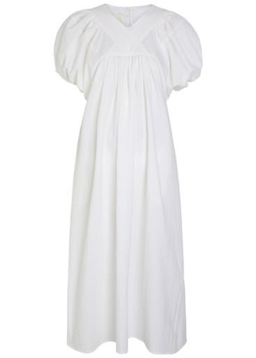 Mo crinkled cotton maxi dress by LES VACANCES D'IRINA