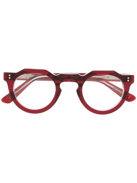 Pica A4 round frame glasses by LESCA