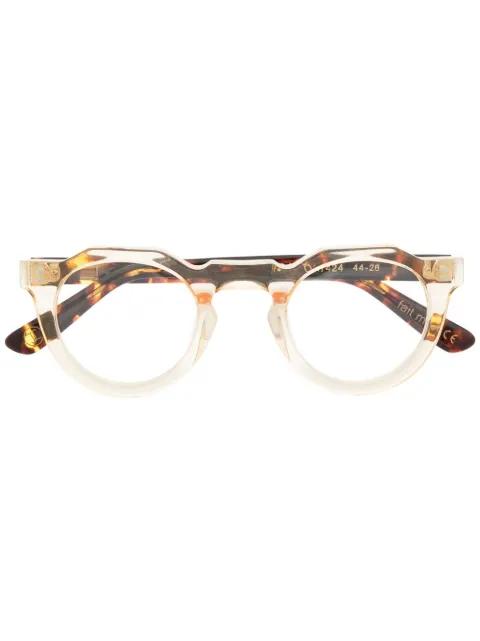 Pica round-frame glasses by LESCA