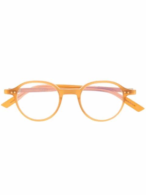 round-frame glasses by LESCA