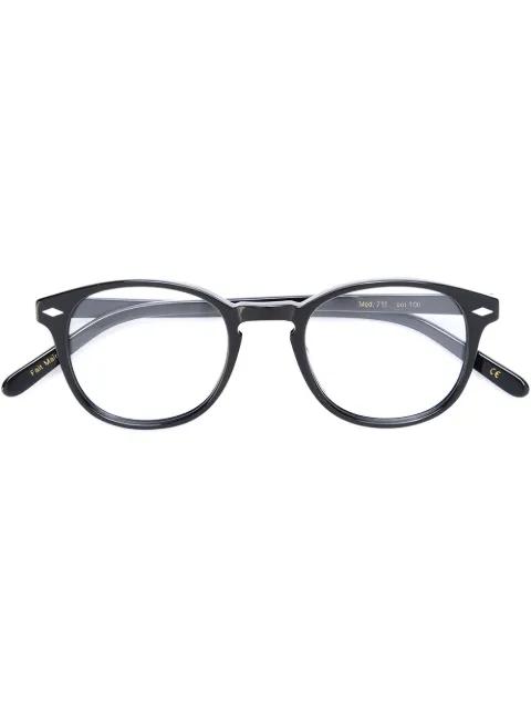 square frame glasses by LESCA