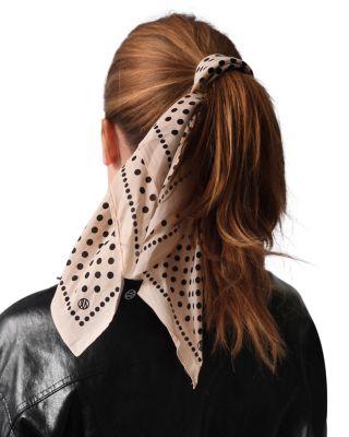 Polka Dot Cotton Bandana by LESCARF