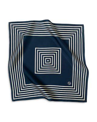 Striped Silk Scarf by LESCARF