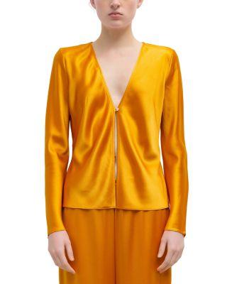 Barb Button Long Sleeve Top by LESET