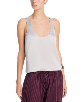Barb Scoop Neck Tank Top by LESET